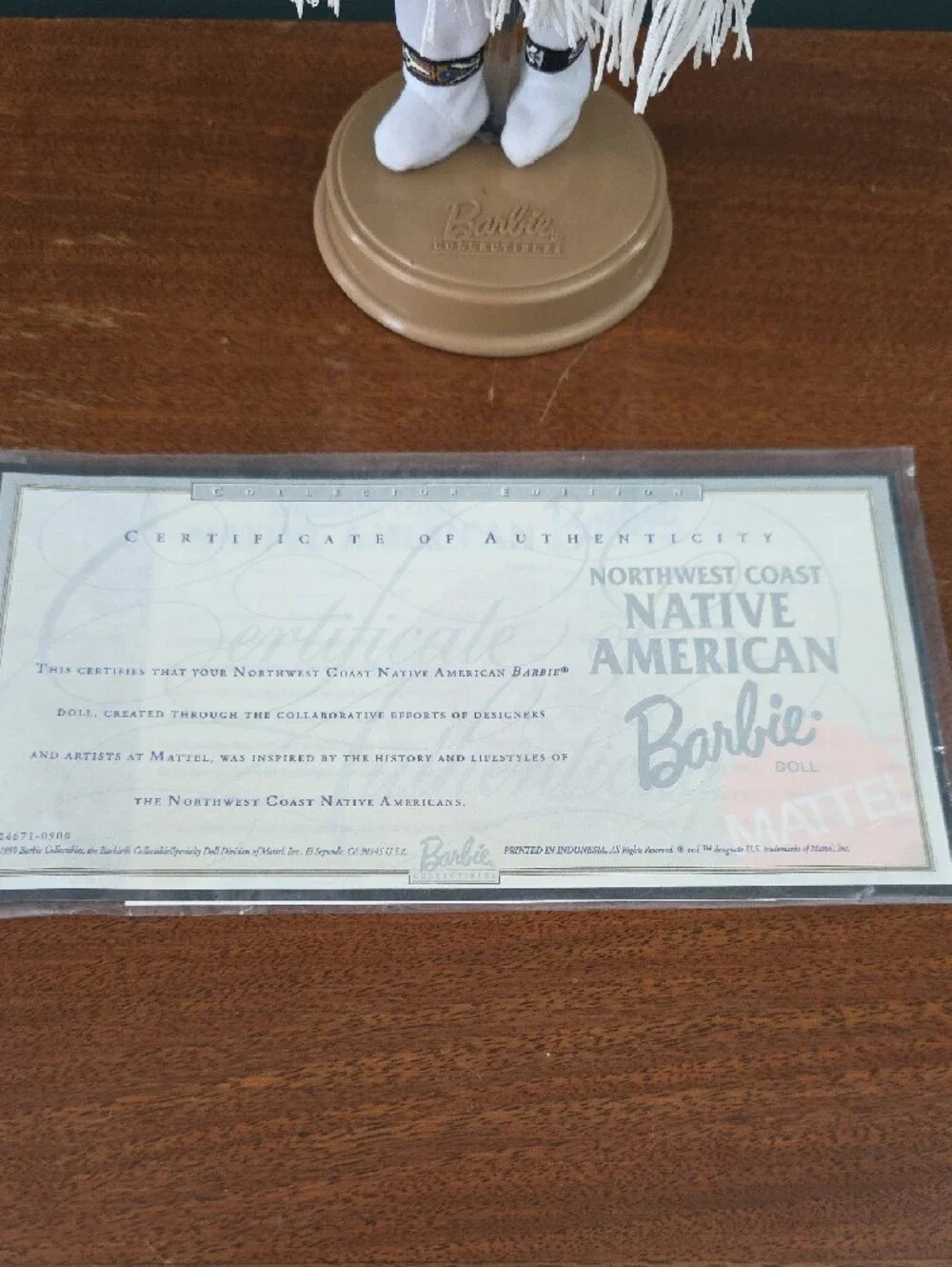 Northwest Coast Native American Barbie 1999